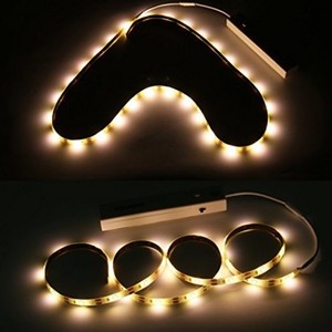 4AAA Датчик батареи Ночник 1 м/2 м/3 м 60 светодиодов/м 2835smd датчик движения водонепроницаемый PIR датчик движения светодиодная лента - Product Image 6