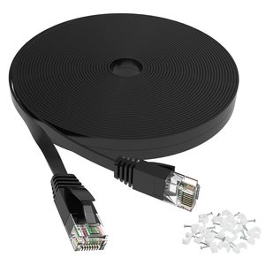 Flat Cat 6 <strong>UTP</strong> RJ45 Male To Male 8P8C Shield Flat <strong>Network</strong> Rj45 <strong>UTP</strong> Cable For Printer <strong>Computer</strong> Router - Product Image 1