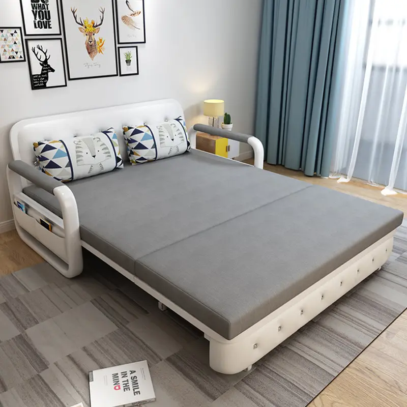 للبيع من المصنع أريكة سرير نوم فاخرة حديثة رخيصة الثمن قابلة للطي متعددة الاستعمالات 2024