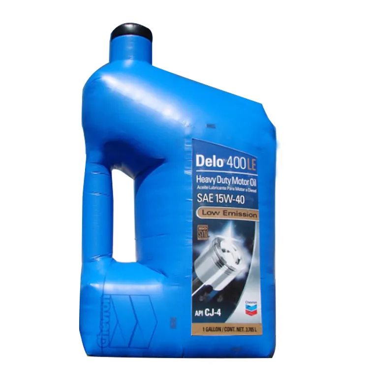 Garrafa inflável gigante do óleo da lubrificação, modelo inflável da garrafa do motor da propaganda
