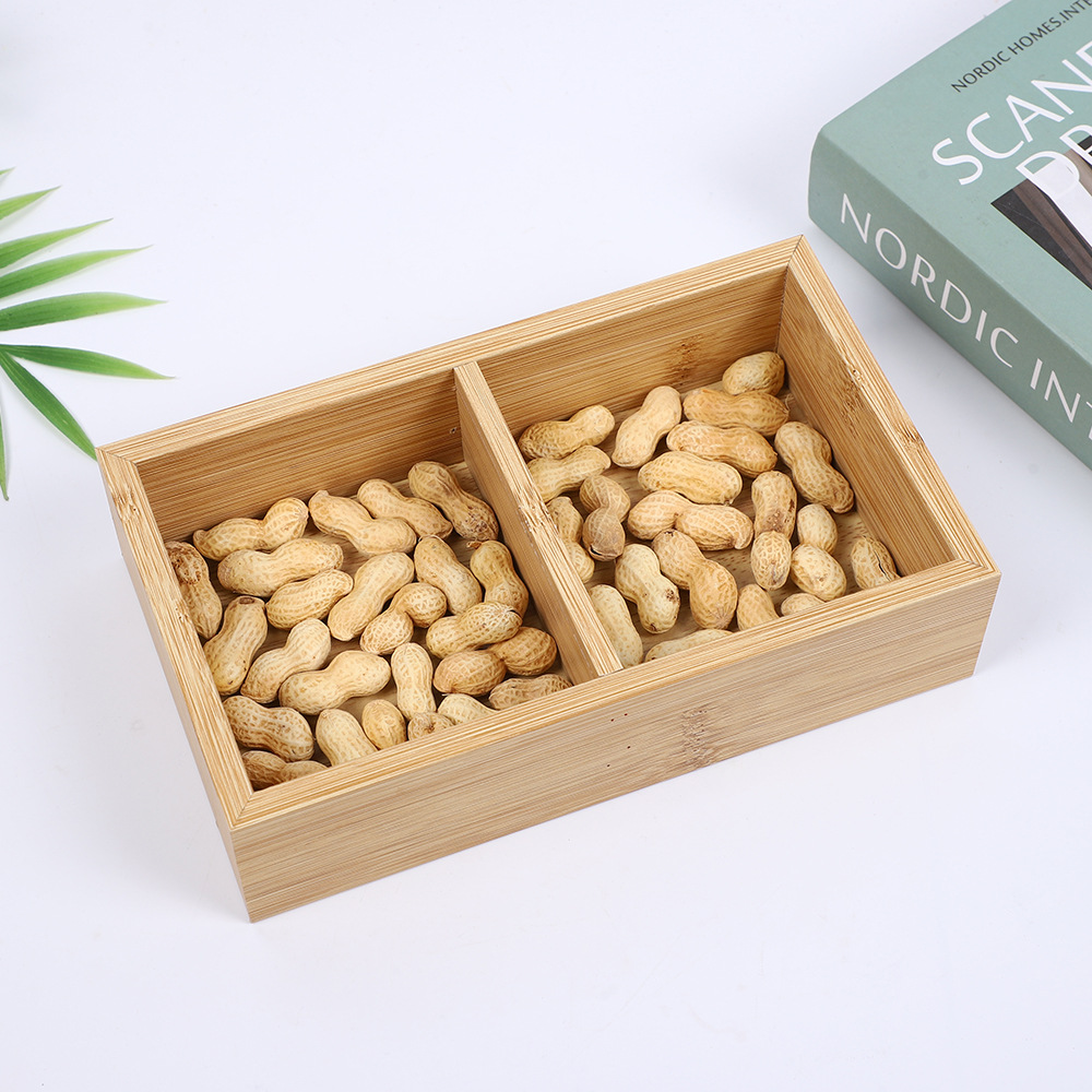 Two-compartment dried fruit box 20*12*5CM