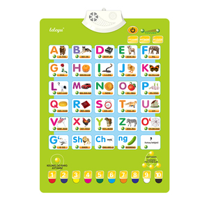 Kazakhstan <strong>Language</strong> Talking Poster Toy Learn ABC Chart Educational Toy for Kids