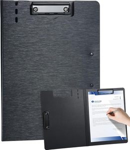 Vật phẩm văn phòng phẩm Kẹp bảng A4 dành cho điều dưỡng, có thể gấp gọn, chống thấm nước, bằng nhựa, có ngăn đựng, kẹp hồ sơ văn phòng, kẹp hồ sơ bằng nhựa PP có thể gấp gọn - Product Image 1