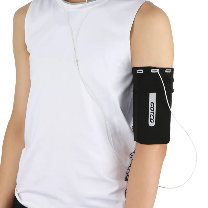 Nhựa cánh tay Túi thể thao armband tay áo túi với chất lượng cao cho chạy xe đạp tập thể dục ngoài trời