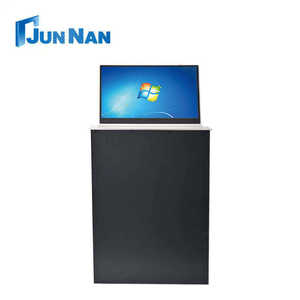 High Quality Super Slim Touch Screen Motorized <strong>LCD</strong> <strong>Monitor</strong> with Audio Lift for Conference Room <strong>Video</strong> System - Product Image 4