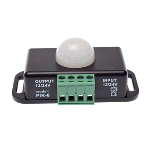 24V DC 12V 8A automática ajustable PIR interruptor Sensor de movimiento por infrarrojos IR Detector de luz módulo interruptor para LED lámpara de luz de tira - Product Image 2