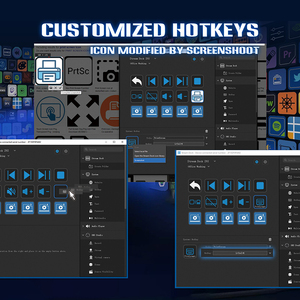 Vollständig anpassbare LCD-Tasten zur Steuerung Ihrer Apps und Tools weisen Befehle für eine Vielzahl von applications15-key LCD-Tastatur zu - Product Image 3