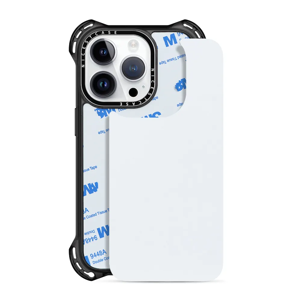 승화 마그네틱 전화 케이스 빈 도매 TPU 알루미늄 플레이트 휴대 전화 케이스 승화 맞춤형 인쇄 iPhone 15 용