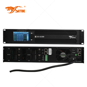 DSP işlemci ile dijital güç amplifikatörü DANTE ağ 4 kanal profesyonel ses amplifikatörü - Product Image 1