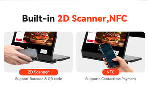 15,6-дюймовый моноблок POS-терминал на Android 11 с дисплеем 1080p, NFC и встроенным 2D-сканером для ресторанов, 4 ГБ/64 ГБ - Product Image 5