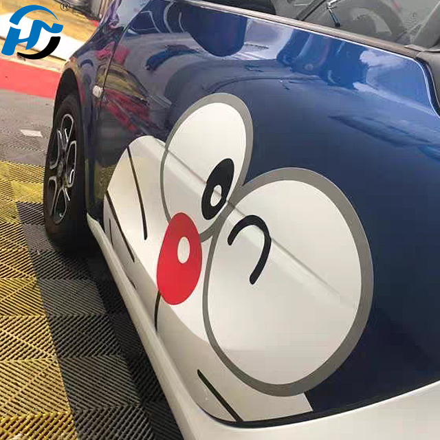 White vinyl with bubble free(eco-solvent print)
