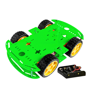 Per Arduino 5 colori Kit Smart per auto 4WD Kit di telaio per auto intelligente Robot per auto con Encoder di velocità e batteria Kit elettronico
