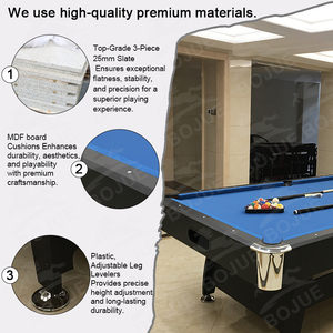 Đẹp szx 7ft/8ft phong cách Mỹ bàn bi-a thể thao & giải trí trò chơi bàn bi-a - Product Image 2