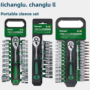 4-13-22-32 Polished Hand <strong>Tools</strong> with <strong>Bag</strong> Packaging 6.3*<strong>10</strong>*12.5 Series Small Medium Large Ratchet Wrench Socket Set for Workshops - Product Image 6