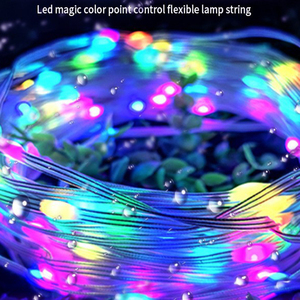 แถบไฟ LED ดาวตกที่มีสีสันกันน้ำ, หนังควบคุมจุดอัจฉริยะให้คะแนน IP65สำหรับการใช้งานกลางแจ้ง - Product Image 4