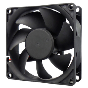 高气流低噪音轴向无刷冷却风扇80毫米Dc风扇80X80x25mm毫米12V 24v用于电脑机箱冷却 - Product Image 6