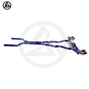 BMW M8 için CSZ yüksek performanslı Valvetronic titanyum Catback egzoz rekabet F91 F92 F93 4.4T susturucu Catback egzoz İpuçları