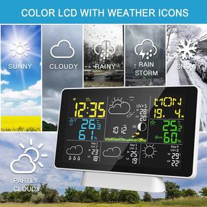Monitor Digital de humedad y temperatura, Estación Meteorológica Inalámbrica con Wifi y Sensor al aire libre, pantalla a Color, aplicación Tuya - Product Image 4