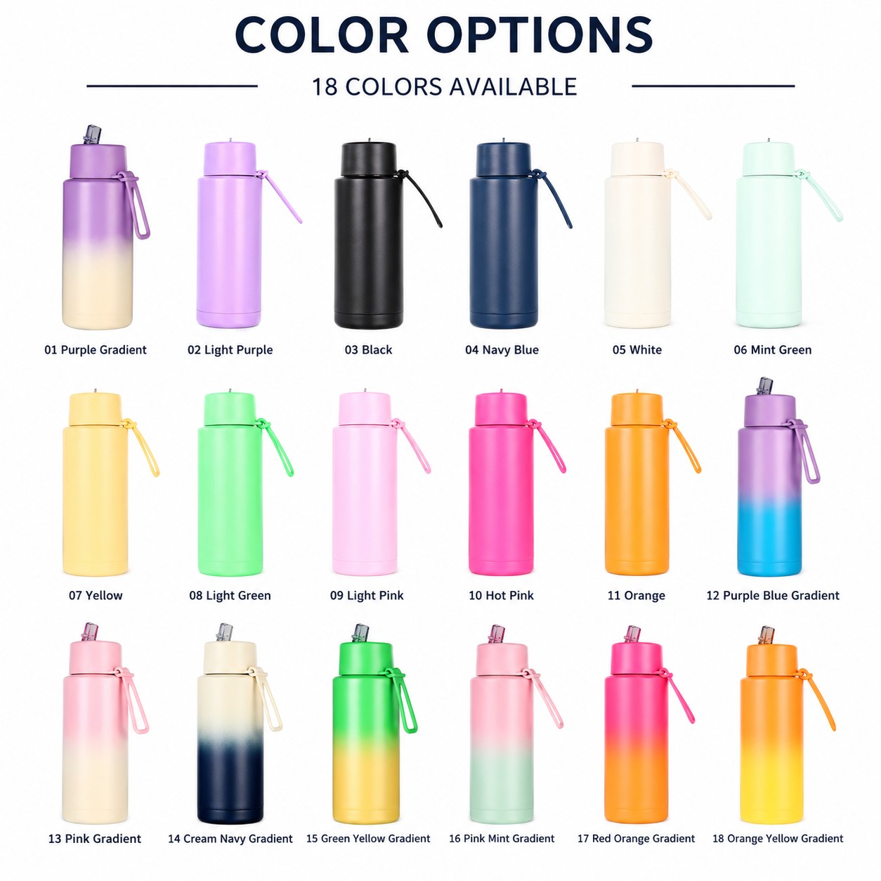 Couleurs d'image 34oz
