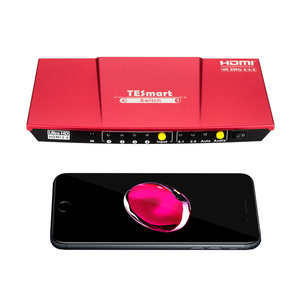 TESmart IR Control EDID Emulations 4x1 <strong>HDMI</strong> <strong>Switch</strong> 4K@60Hz <strong>4</strong>:<strong>4</strong>:<strong>4</strong> 4K@60Hz Support S/PDIF <strong>4</strong> Port Video <strong>HDMI</strong> <strong>Switch</strong> - Product Image 3