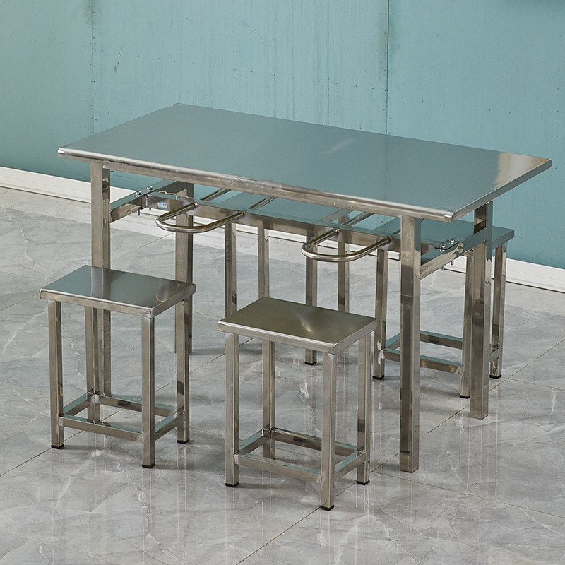 A table and four stools