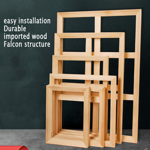 <strong>DIY</strong> Wooden Picture <strong>Frames</strong> Natural Pine Wood <strong>Frame</strong> for Oil Painting Easy to Build Stretch bar Canvas <strong>Frames</strong> - Product Image 2