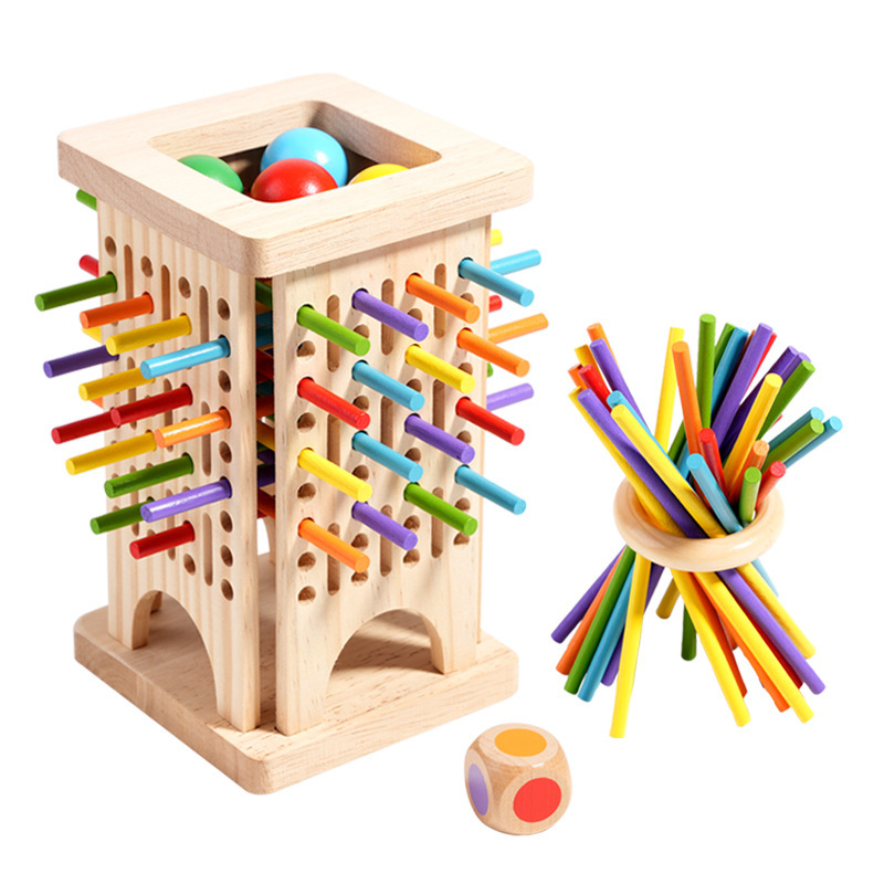Bastone di pompaggio in legno massiccio