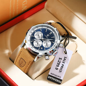 POEDAGAR 921 luxury China da uomo orologio al quarzo ultimo cinturino in pelle luminoso Multi funzione carattere business watch design - Product Image 4