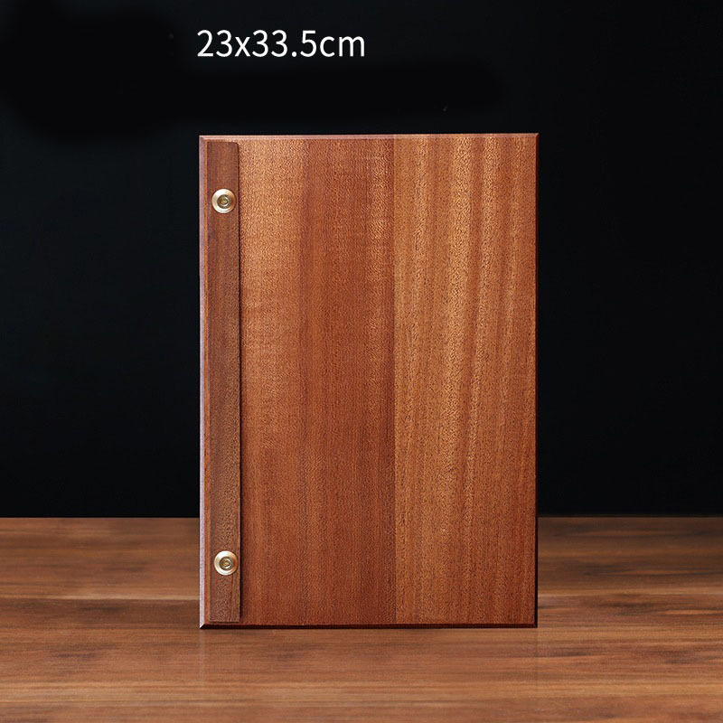 Sapele side opening a4 (threaded button)