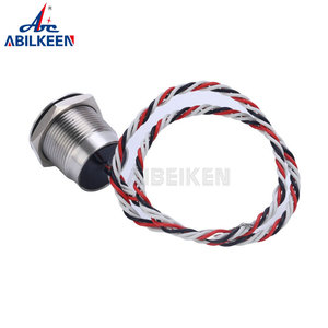 Pulsador de movimiento Pir IP68 de 19mm, 22mm, 12V de CC, botón de proximidad, luz LED, encendido y apagado, reinicio, inducción infrarroja, Interruptor de Sensor Ir resistente al agua - Product Image 3
