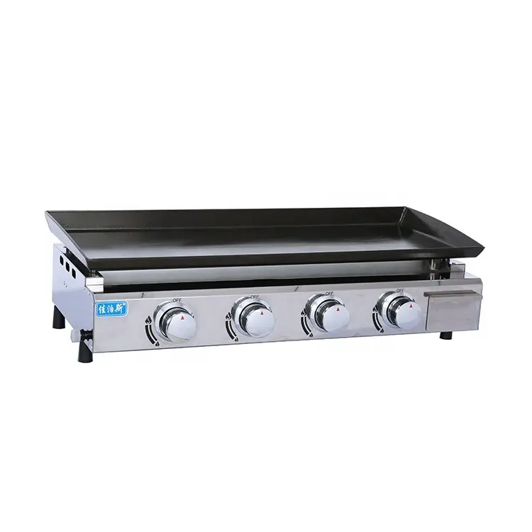 Hot Selling Commercial Kitchen Equipment Gas Stainless Steel Flat Plate Griddle Cast Iron Grill Griddle For Restaurant