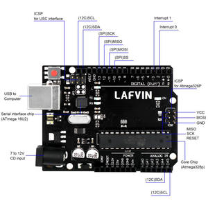 Electronic Components With Usb Cable With Retail Box For <strong>Arduino</strong> <strong>Uno</strong> Set R3 Mega328P Atmega16U2 Development Board