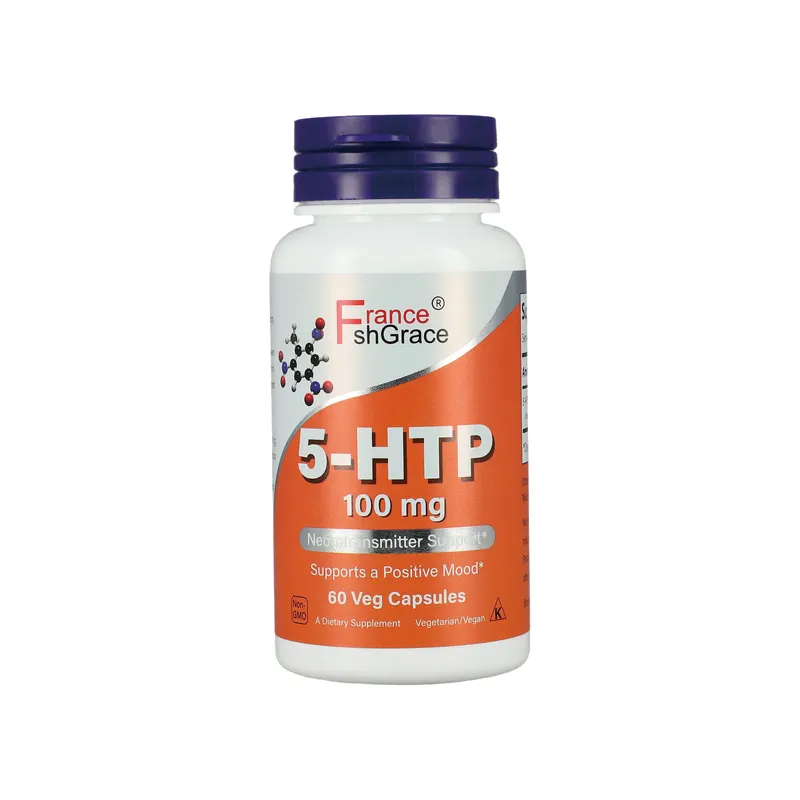 5-HTP 200 มก. พลัสแคลเซียมสําหรับอารมณ์ การนอนหลับ ความวิตกกังวล - เพิ่มการผลิตเซโรโทนิน - ความบริสุทธิ์สูง 99% 120 แคปซูล