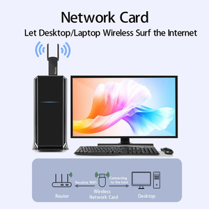 <strong>Wireless</strong> <strong>Network</strong> Card Gigabit Dual-band Driver-free <strong>Computer</strong> USB Wifi Receiver 1300Mbps <strong>Wireless</strong> <strong>Network</strong> Card 5G - Product Image 3