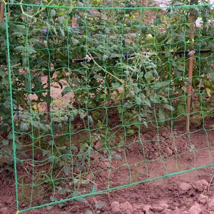 6 лет срока службы 100% HDPE Огуречная решетка большая пластиковая проволочная сетка для поддержки растений и скалолазных сетей - Product Image 6