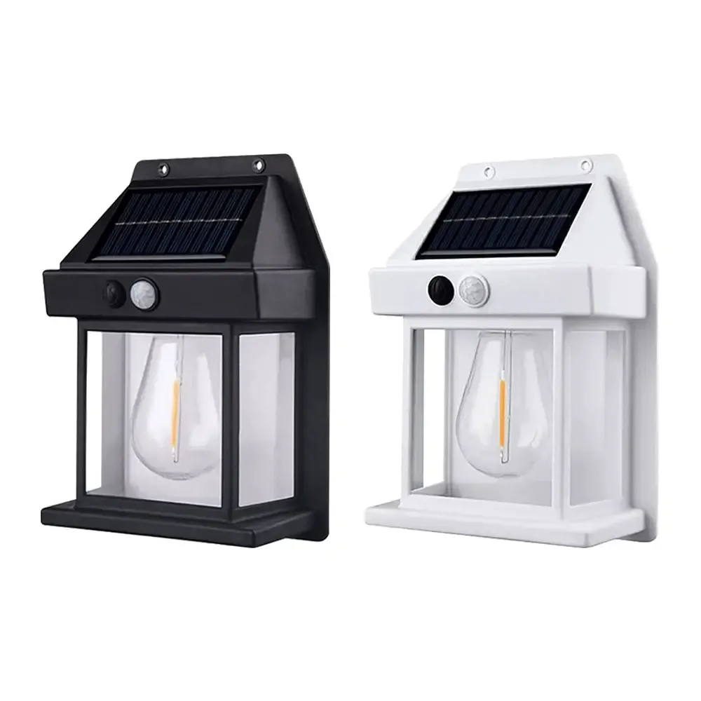 Lampada solare Led esterno pannello solare con sensore di movimento luci a parete Ip65 luce solare impermeabile per la decorazione del giardino