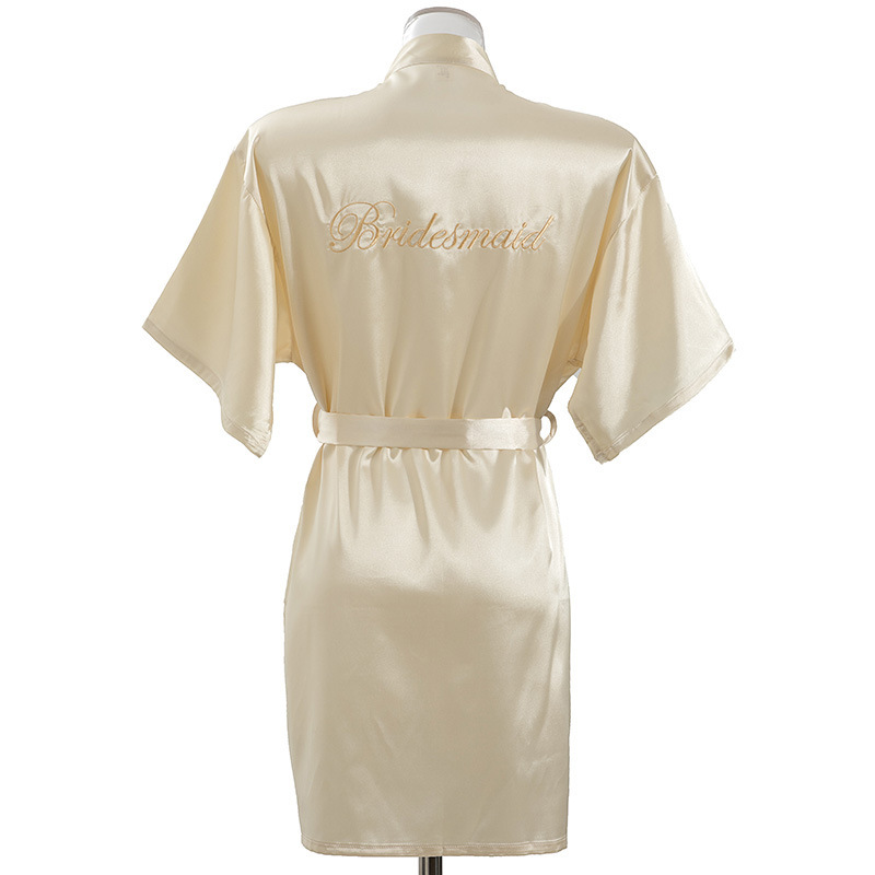 Damigella d'onore champagne leggero