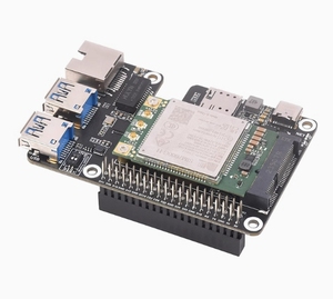 Raspberry Pi 5 PCIe to MiniPCIe scheda di espansione con porta Ethernet RJ45 Gigabit e interfaccia USB, compatibile con modulo 4G - Product Image 3