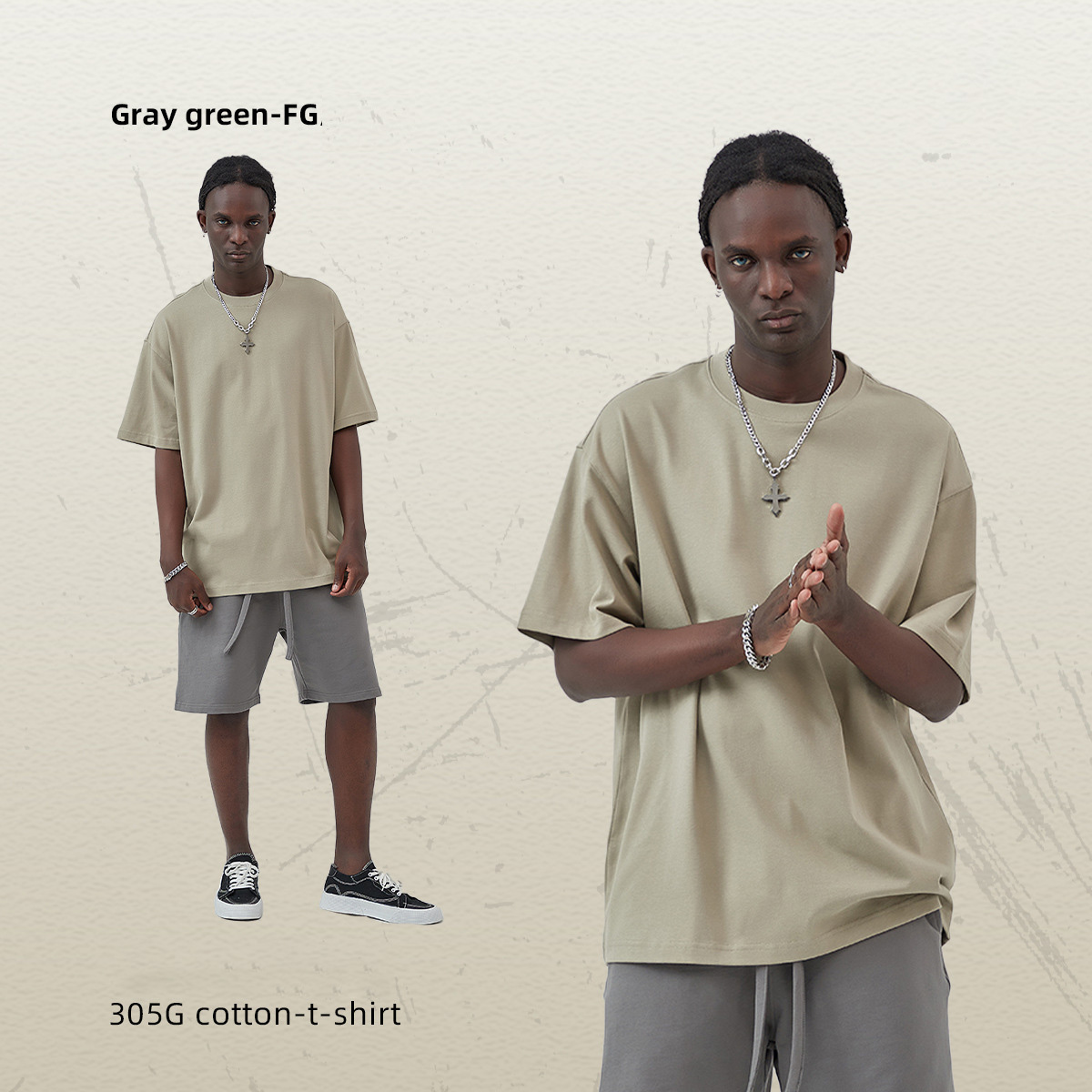 Gray green