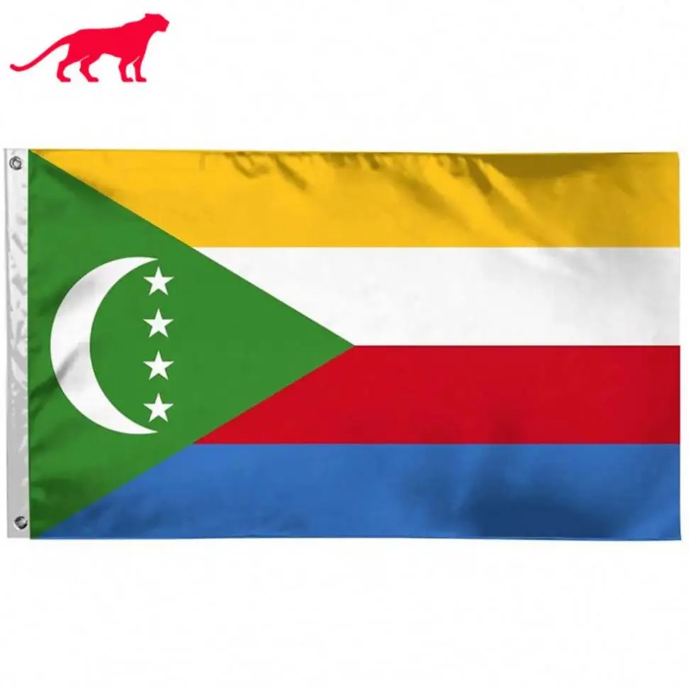 Drapeau volants Comoros de Table, banderole à personnaliser de tous les pays du monde, Promotion,