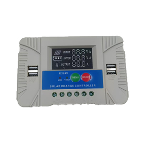 10A 20A 30A 40A 50A 60A 80A regolatore di carica della batteria solare <span class=keywords><strong>PWM</strong></span> 12v/24v/<span class=keywords><strong>48V</strong></span> 4USB uscita 5V/2A fuori griglia regolatore pannello solare