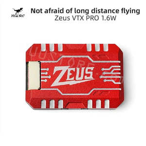 HGLRC Zeus VTX PRO 1.6W 5.8G 40CH Pitmode 25mW-400mW-800mW dronlar için dahili mikrofon ile ayarlanabilir FPV uzun menzilli 7-36V - Product Image 5