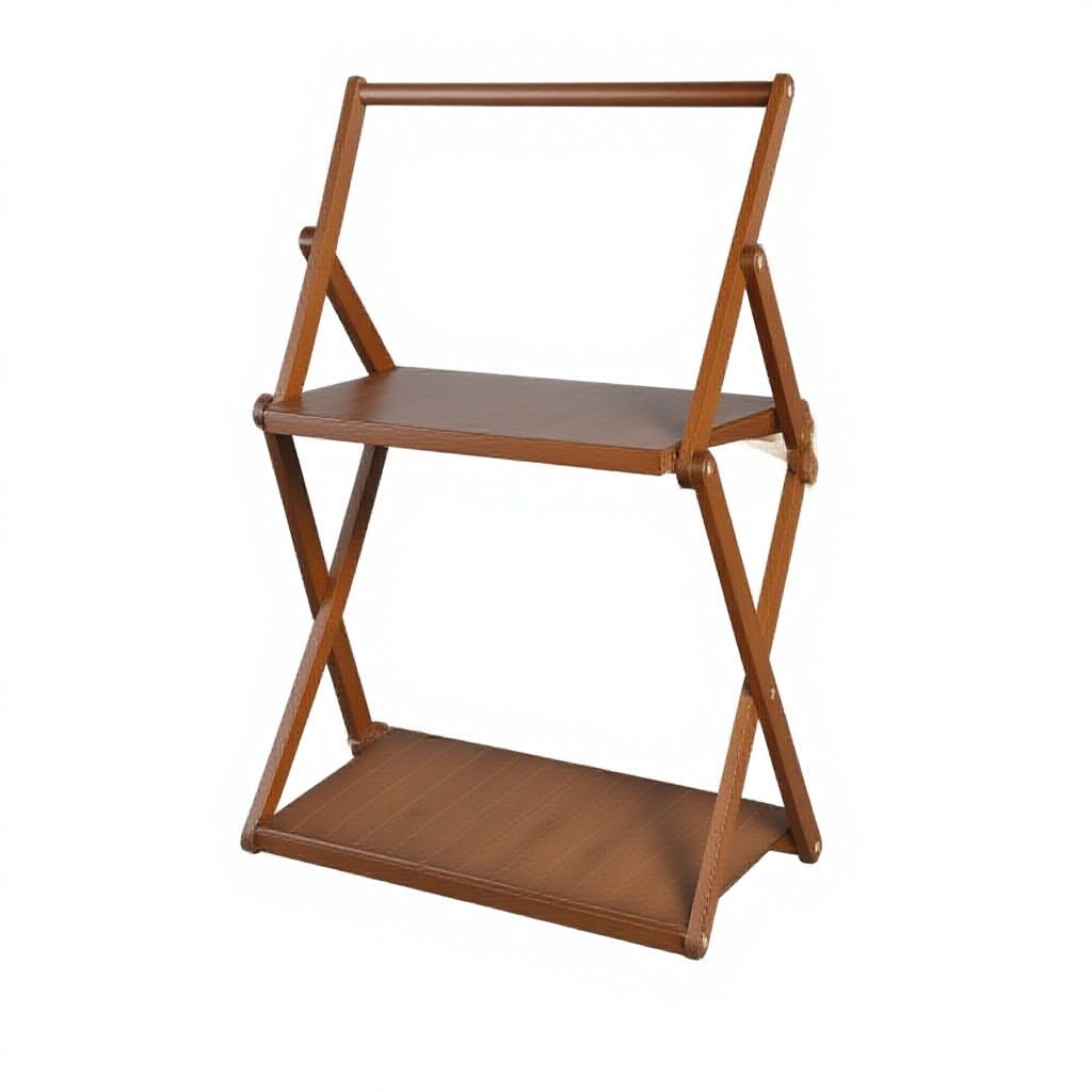 /yellow/Walnut color 3-layer 50/raised with round bars