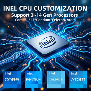 คอมพิวเตอร์ขนาดเล็กราคาถูกไมโครพีซีขนาดเล็ก Intel Core I3 I5 I7 ubuntu/linux/ window 10 11 Industrial Fanless กับ2พอร์ต Rs232 LAN - Product Image 6