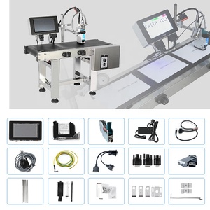 Impresora de inyección de tinta en línea de alta velocidad con resolución de 600dpi, Lote y fecha de caducidad, máquina codificadora de código QR, codificación de datos variables de 12,7mm - Product Image 3