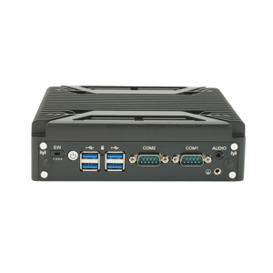 Yeni mikro bilgisayar ile 12th Gen işlemci N100 RJ45 Lan RS232 RS422 RS485 Com 9-36V DC fansız Mini PC - Product Image 2