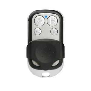 4 pulsanti metallo 433 MHz codice di apprendimento universale RF trasmettitore programmabile cancello telecomando - Product Image 4