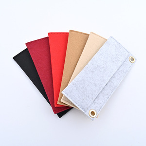 Bolso con cremallera ecológico de alta calidad, organizador de fieltro, monedero interior a bajo precio