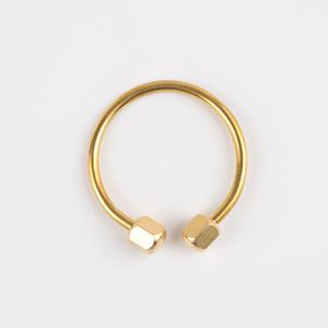 LLavero de bloqueo de tornillo, llaveros de latón simples, llavero con forma de elipse, llavero con Clip de bloqueo de latón, llaveros para hombres y mujeres, llavero retro dorado - Product Image 5
