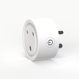 เต้าเสียบไวไฟอัจฉริยะ Tuya สำหรับอินเดียและแอฟริกาใต้10A 110V/220V Alexa ใช้ได้กับบ้านอัจฉริยะแอปจับเวลาควบคุมระยะไกล - Product Image 1
